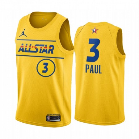 Herren NBA Phoenix Suns Trikot Chris Paul 3 2021 All-Star Jordan Brand Gold Swingman